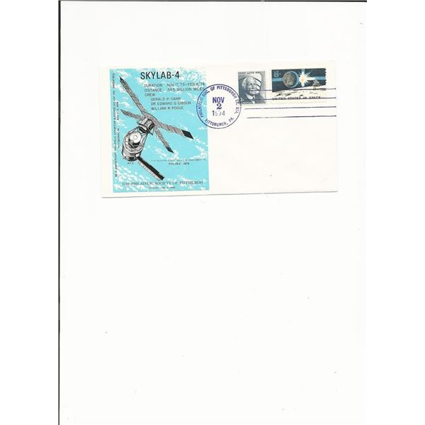 Skylab-4 - First Day Cover - Pittsburgh, PA 1974