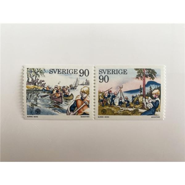Sweden Bjorg Bern Set of 2 stamps