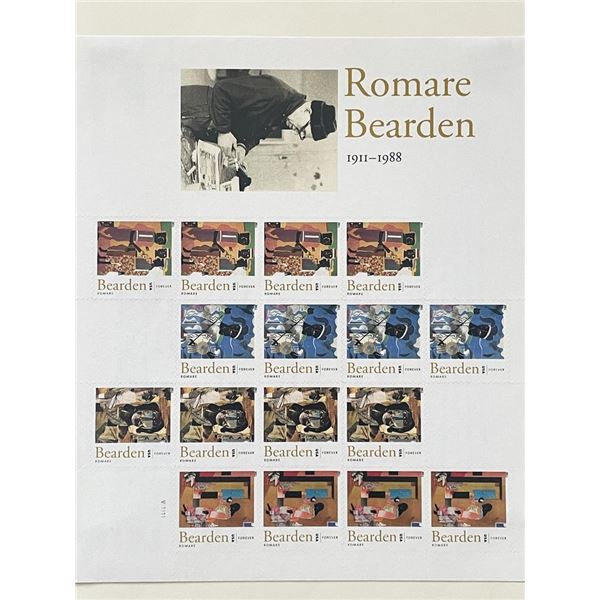 2011 Romare Bearden stamp set of 16