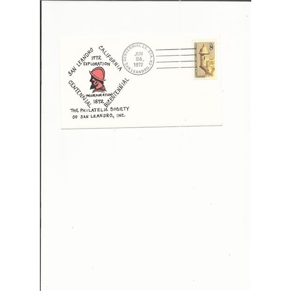 San Leandro Philatelic Society - First Day Cover - 1972