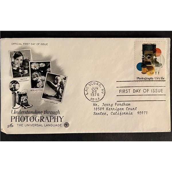 Understanding Through Photography First Day Cover