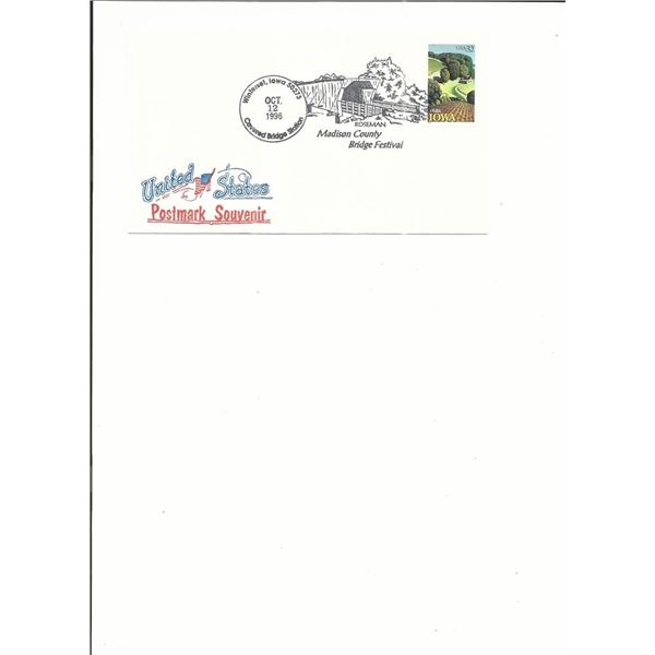 Iowa - Madison County Bridge Festival - First Day Cover - 1996