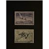 Image 1 : Two Migratory Bird Hunting 2 Dollar Stamps Used