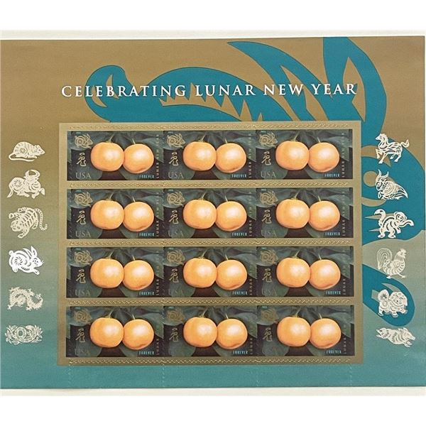 2011 Celebrating Lunar New Year stamp set of 12