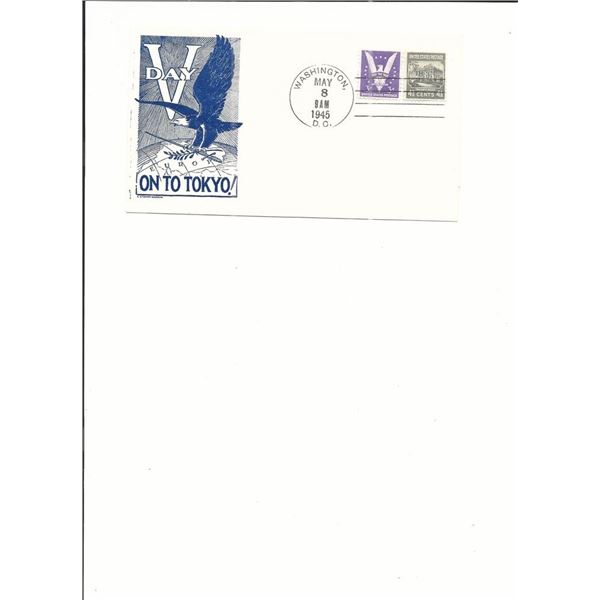 Washington D.C. - First Day Cover - V-Day - 1945