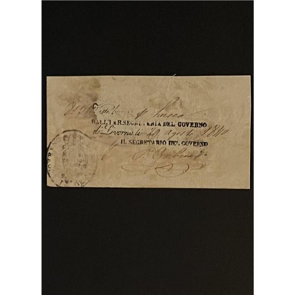 Vintage Stamped Note