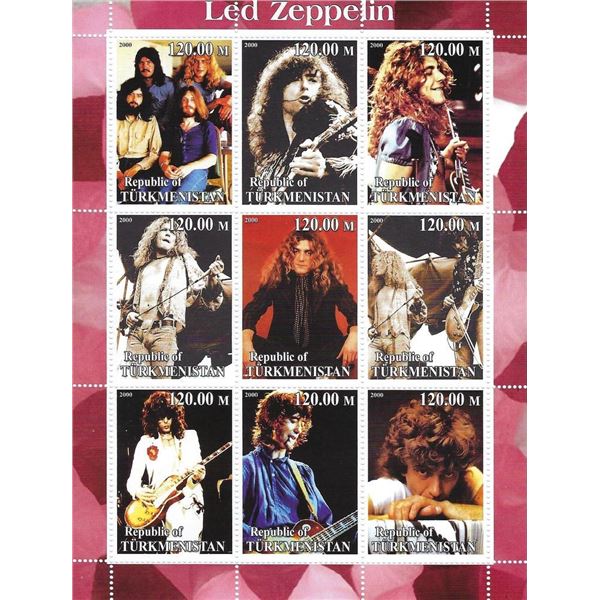 Led Zeppelin stamps