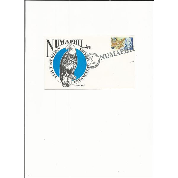 Numaphil '76 - American Eagle Endangered Species - First Day Cover - San Jose, CA