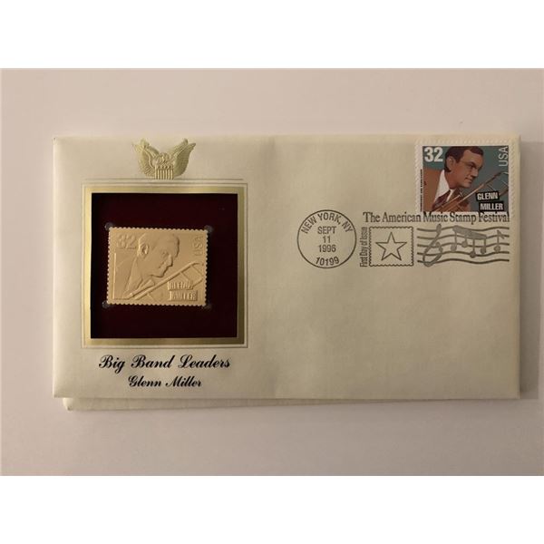 Big Band Leaders: Glenn Miller - First Day Cover - New York, NY. - 1996