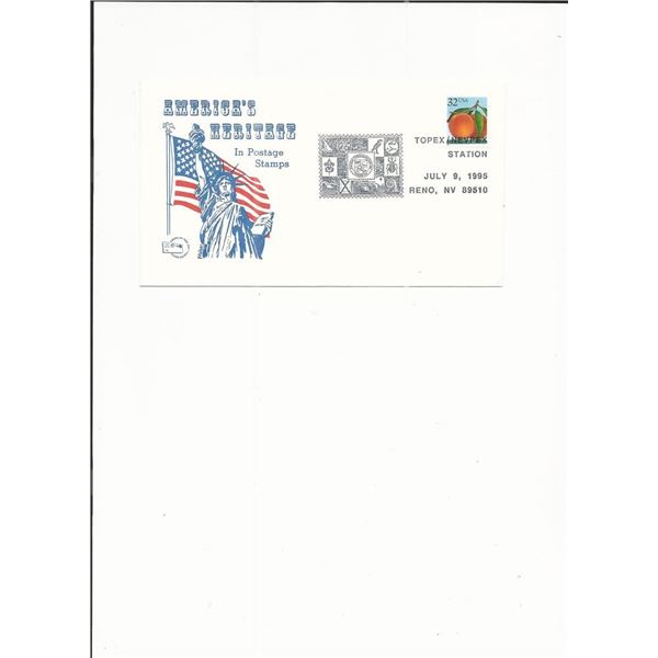 America's Heritage in Postage Stamps - Topex/Nevpex - First Day Cover - 1995