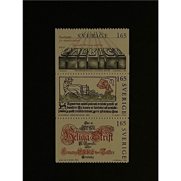 Three Unused Sweden Stamps