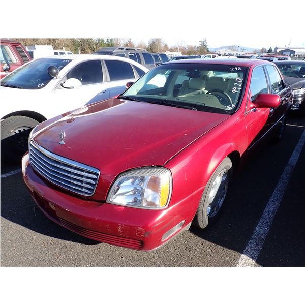 2001 Cadillac deVille