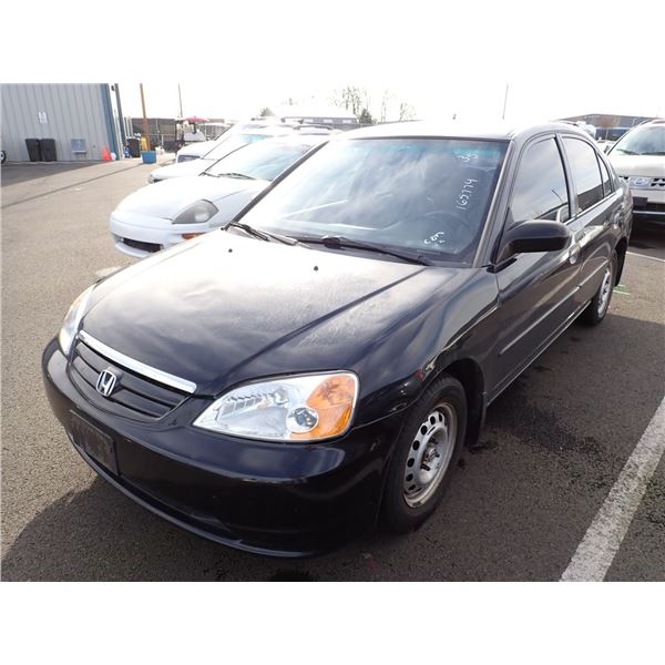 2001 Honda Civic RUNS WITH MECHANICAL PROBLEMS