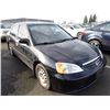 Image 2 : 2001 Honda Civic RUNS WITH MECHANICAL PROBLEMS