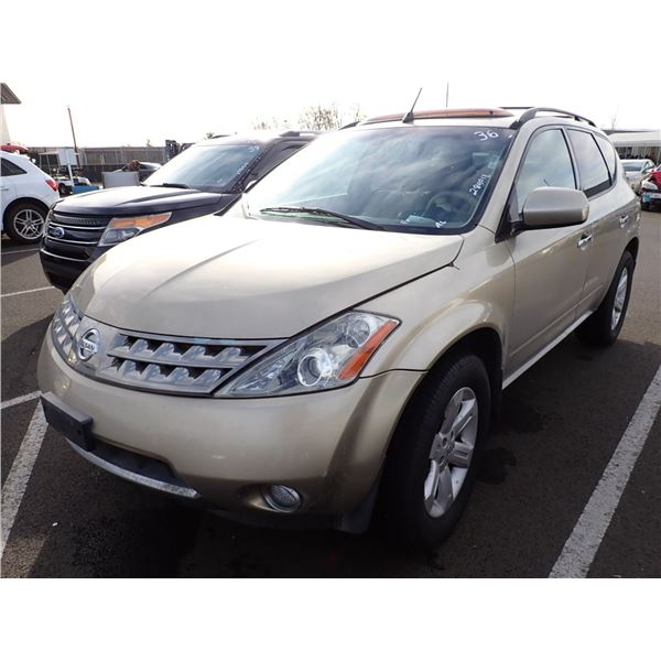 2006 Nissan Murano RUNS WITH MECHANICAL PROBLEMS