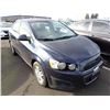 Image 2 : 2015 Chevrolet Sonic RUNS WITH MECHANICAL PROBLEMS