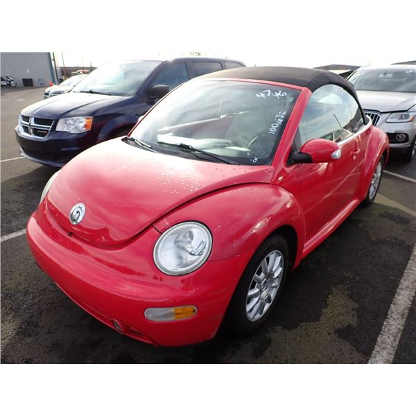2004 Volkswagen New Beetle RUNS WITH MECHANICAL PROBLEMS