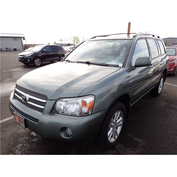 2007 Toyota Highlander Hybrid EV/Hybrid