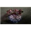 Image 1 : FENTON MULBERRY ROSE BOWL VASE 6" WIDE