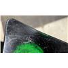 Image 4 : CHALET CANADA BLUE TO GREEN ART GLASS VASE 18" TALL