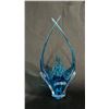 Image 1 : BLUE ART GLASS BOWL 19" TALL