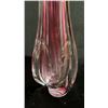 Image 3 : CRANBERRY ART GLASS VASE 12.5" TALL