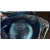 Image 2 : CHATEAU CANADA BLUE ART GLASS VASE 11" TALL