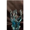 Image 2 : BLUE ART GLASS VASE 13.5" TALL