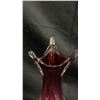Image 2 : CRANBERRY ART GLASS VASE 13" TALL
