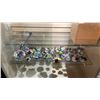 Image 1 : SHELF OF ASSORTED PORCELAIN FLORALS: DENTON, RADNER, ADDERLAY & MORE