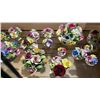 Image 3 : SHELF OF ASSORTED PORCELAIN FLORALS: DENTON, RADNER, ADDERLAY & MORE