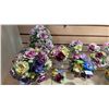 Image 4 : SHELF OF ASSORTED PORCELAIN FLORALS: DENTON, RADNER, ADDERLAY & MORE