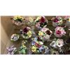Image 4 : SHELF OF ASSORTED PORCELAIN FLORALS: COTSWOLD, RADNOR, AYNSLEY & MORE