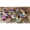 Image 2 : SHELF OF ASSORTED PORCELAIN FLORALS: RADNOR, STRATFORD, ADDERLAY & MORE