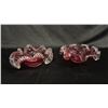 Image 1 : (2) CHALET CANADA RUFFLED EDGE BOWLS: 8" W