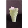 Image 4 : ANCHOR HOCKING 5"T JADEITE MILK GLASS VASE & FENTON 7"W JADEITE MILK GLASS 3-FOOTED BOWL