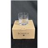 Image 1 : SET OF 4 BOMBAY BOHEMIA CRYSTAL SCOTCH GLASSES