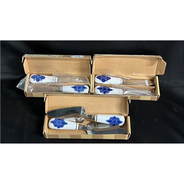 3 SETS OF BOMBAY SERVING FLATWARE