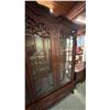 Image 5 : BEAUTIFUL MAHOGANY 4-DOOR 4-DRAWER DISPLAY CABINET APPROX 78"W