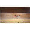 Image 4 : FLAMED WALNUT INLAID 4-DRAWER FRENCH STYLE DRESSER CIRCA 1920'S