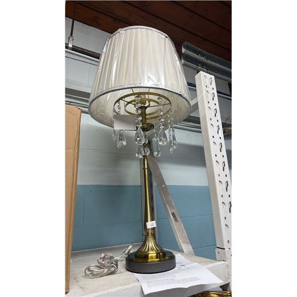 BOMBAY BELLA CRYSTAL TABLE LAMP (IN BOX)