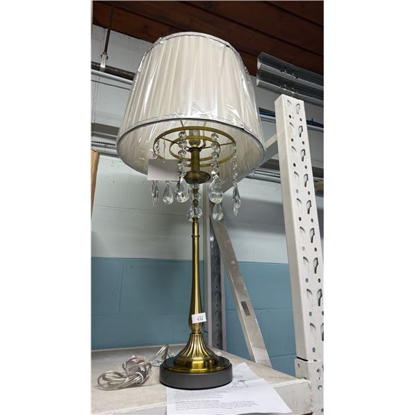 BOMBAY BELLA CRYSTAL TABLE LAMP