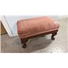 Image 1 : QUEEN ANNE LEGGED FOOT STOOL