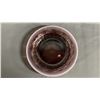 Image 2 : PURPLE ART GLASS SHALLOW BOWL: 8" DIAMETER