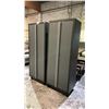 Image 2 : (2) COLEMAN 2-DOOR WELDED STEEL SHOP CABINETS 30" X 18" X 76" WITH KEY