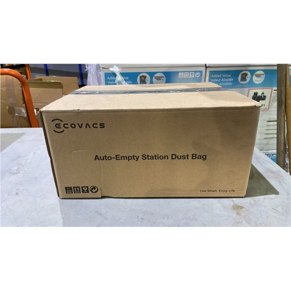 *NEW IN BOX* CASE OF ECOVACS AUTO-EMPTY STATION DUST BAGS (3-COUNT)