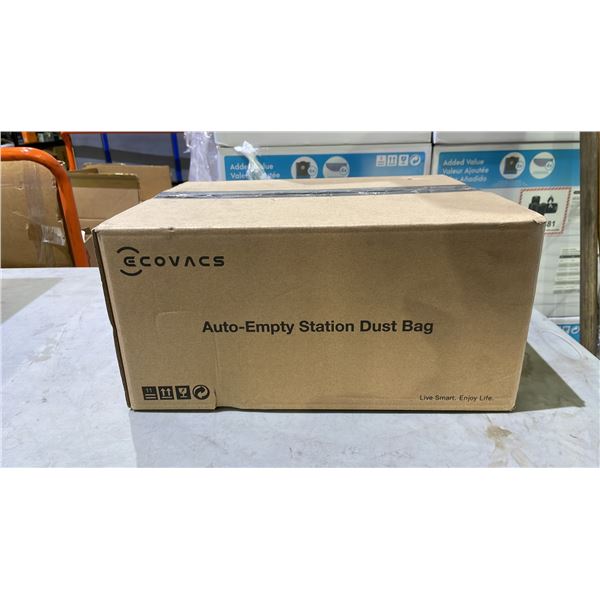 *NEW IN BOX* CASE OF ECOVACS AUTO-EMPTY STATION DUST BAGS (3-COUNT)
