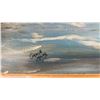 Image 2 : ORIGINAL FRAMED 3D PAPER LAYERING ON CANVAS OF CANADA GEESE BY GRACE MILNE: 22.L75" X 18.75"