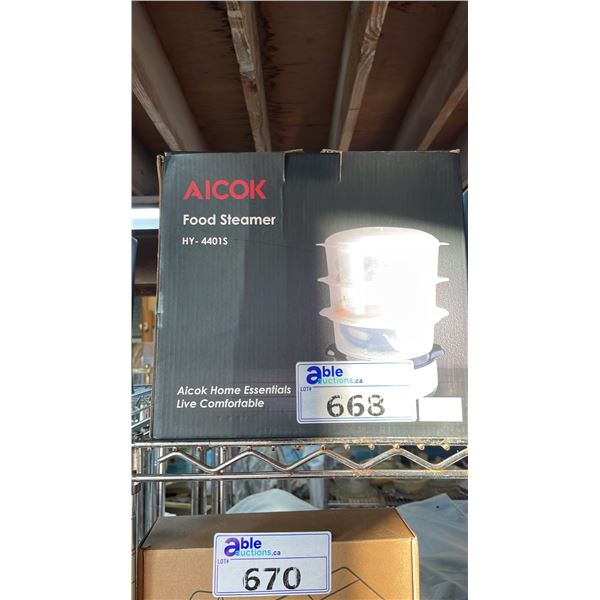 *NEW IN BOX* AICOK FOOD STEAMER HY-4401S