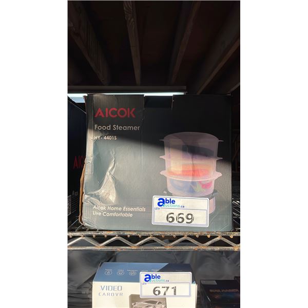 *NEW IN BOX* AICOK FOOD STEAMER HY-4401S